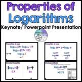 Properties of Logarithms Keynote & Powerpoint Presentation