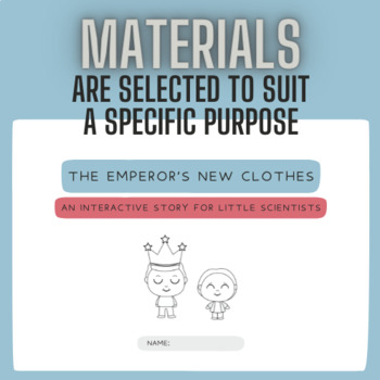 Preview of Properties of Materials | Clothing (Science Experiments with Stories)
