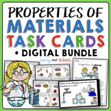 Properties of Materials Task Cards + Digital BUNDLE