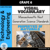 Properties of Materials Visual Vocabulary (ESL MS-ETS2-1)