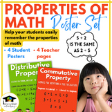 Properties of Math Poster Set