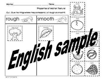 Preview of Properties of Matter Activities Pack English only