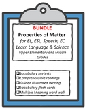 Bundle! Properties of Matter, States of Matter Support for