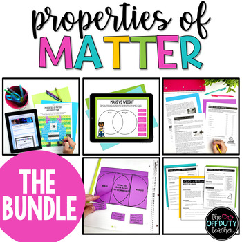 Preview of Properties of Matter Bundle (Print and Digital Activities)