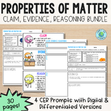 Properties of Matter - CER Prompts