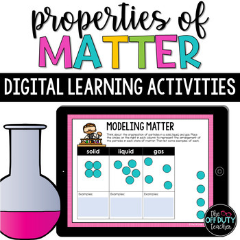 Preview of Properties of Matter Digital Activities (Google Slides, PowerPoint)