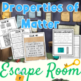Properties of Matter Escape Room | Engaging/In-Person/Prin