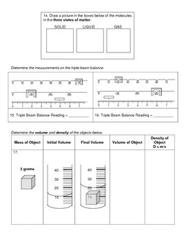 matter homework packet pdf
