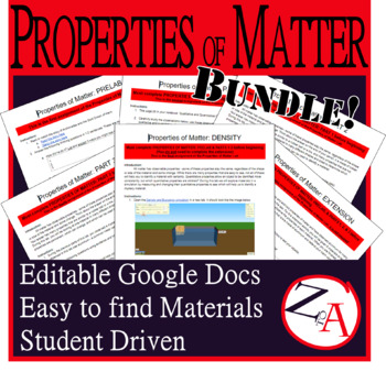Preview of Properties of Matter Lab BUNDLE