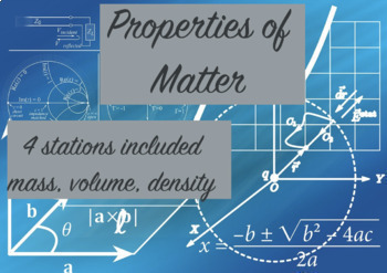 Preview of Properties of Matter (Mass, Volume, Density) Stations