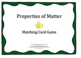 Properties of Matter (Mixtures and Solutions) Matching Card Game