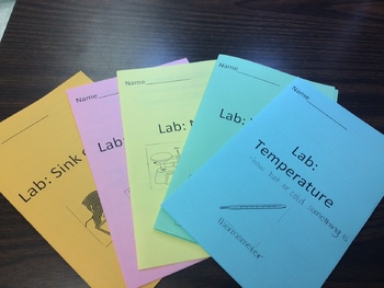 Preview of Properties of Matter Mini Lab Booklets