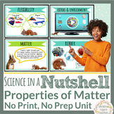 Properties of Matter NGSS 2nd Grade Science in Nutshell Bi