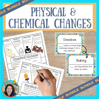 Properties of Matter & Physical and Chemical Changes Bundle | TpT