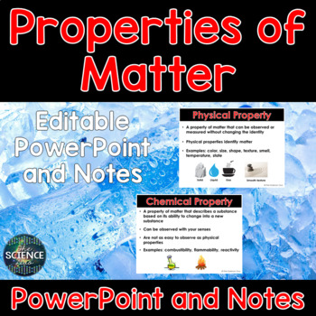 Preview of Properties of Matter PowerPoint and Notes