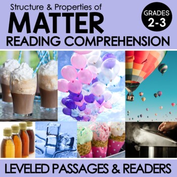 Preview of Properties of Matter Reading Comprehension Passages PRINT & DIGITAL