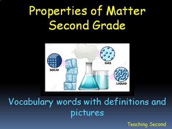 Preview of Properties of Matter Second Grade Amplify