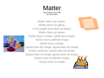 Preview of Properties of Matter Song