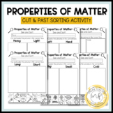 Properties of Matter Sorting Practice | Science Packet