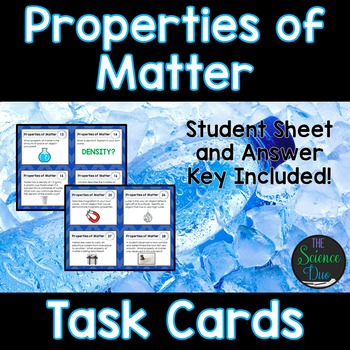 Preview of Properties of Matter Task Cards