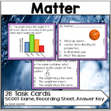 States of Matter Game Interactive Scoot Game 5th Grade Sci