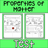 Properties of Matter Test/Quiz