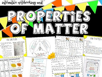 Preview of Properties of Matter - Unit of Study