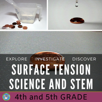 Preview of Properties of Matter | Water Surface Tension Experiment | Grade 4 5 Science