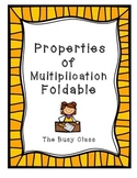 Properties of Multiplication Foldable