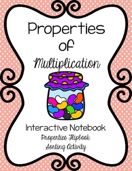 Preview of Properties of Multiplication Bundle: Flipbook & Interactive Notebook Activity