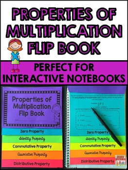 Preview of Properties of Multiplication Flip Book for Interactive Notebooks