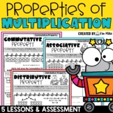 Properties of Multiplication Practice Activities Worksheet