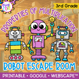 Properties of Multiplication 3rd Grade Math Escape Room Pr