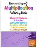 Properties of Multiplication Pack - Puzzles, Games, Worksh