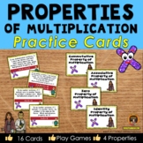 Properties of Multiplication Practice Cards