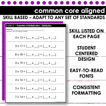 properties of multiplication third grade math 3oa5 by cupcakes n