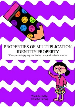 Properties of Multiplication worksheets, review, study guide, and test