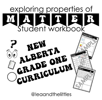 Preview of Properties of Objects Workbook (NEW ALBERTA CURRICULUM)