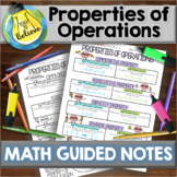 Properties of Operations - Guided Notes