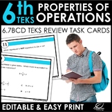 Properties of Operations and Equivalent Expressions | TEKS