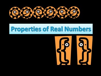 Preview of Properties of Real Numbers Review