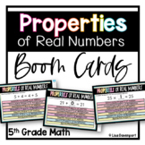 Properties of Real Numbers Boom Cards