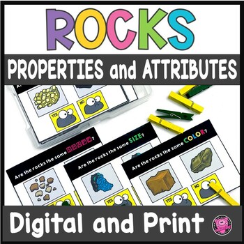 Preview of 3 Types of Rocks -  Rocks & Minerals Task Cards Activities