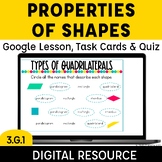 Properties of Shapes Classifying Quadrilaterals Digital Ge