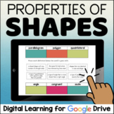 Properties of Shapes Quadrilaterals Polygons for Google Dr