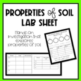 Properties of Soil Lab Sheet