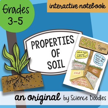 Preview of Science Doodle - Properties of Soil Science Doodles Interactive Notebook Bundle