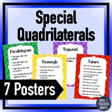 Properties of Special Quadrilaterals Posters