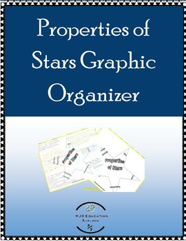 Preview of Properties of Stars Graphic Organizer with Powerpoint & Notes