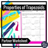 Trapezoids Partner Worksheet
